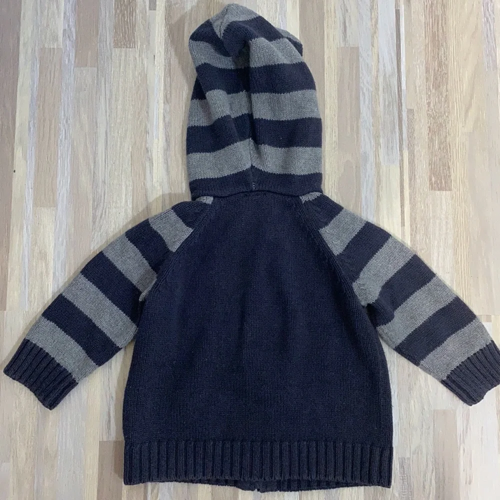 Gymboree Gray & Charcoal Toddler Sweater Jacket